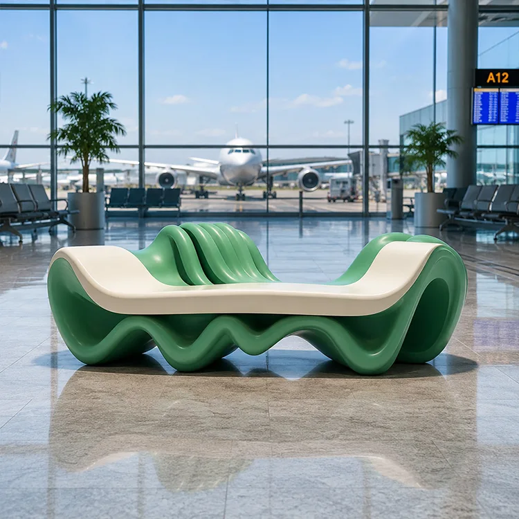 Art Wave Fiberglass Lounge Bank