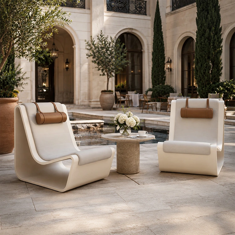 Scaun de lounge pentru exterior Curve FRP