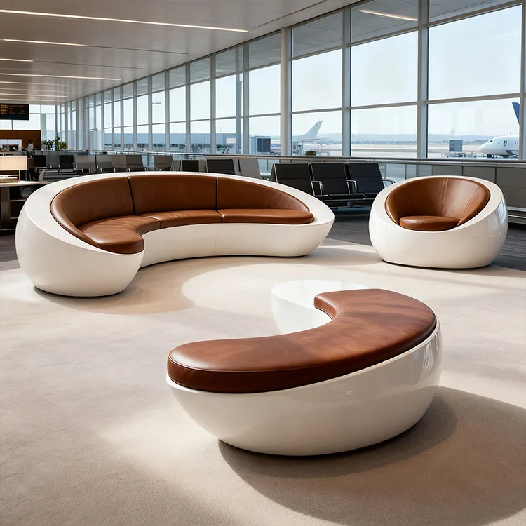 Scaune de lounge modulare FRP