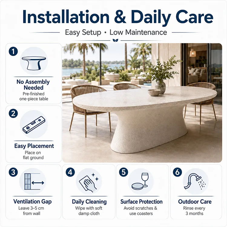 Fiberglass Table