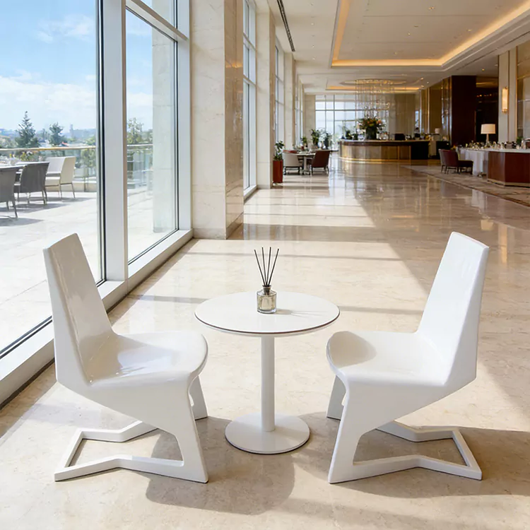 Scaun modern FRP cantilever în formă de Z